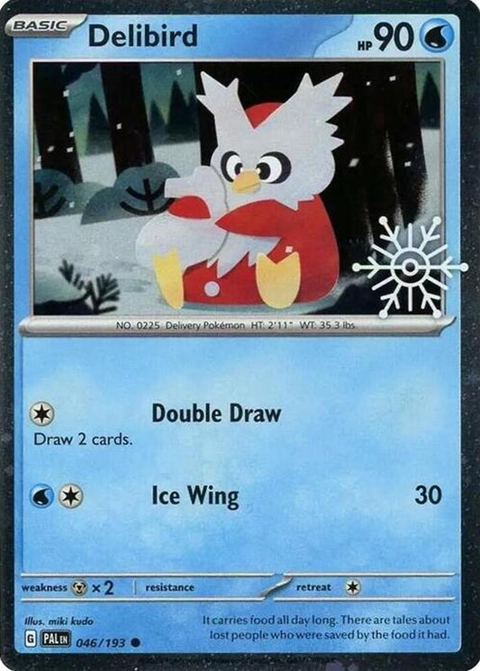 Delibird - PAL 046/193 - Snowflake Stamped 2025 (Sealed)