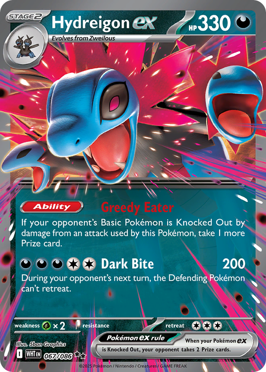 Hydreigon Ex - WHT 067/086 - Double Rare
