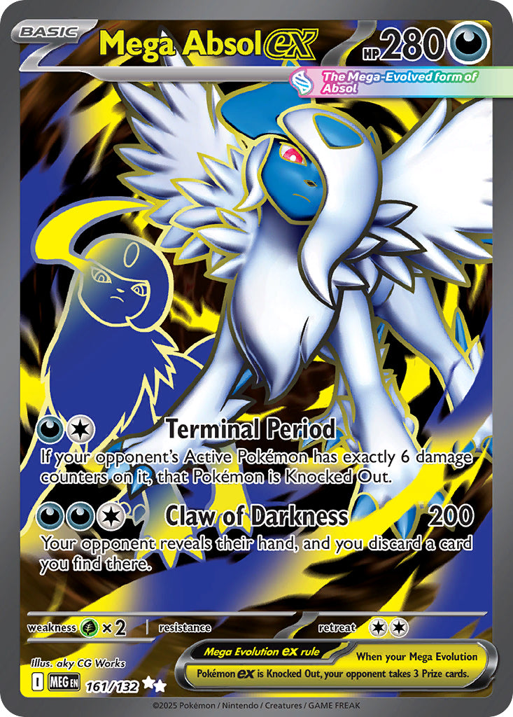 Mega Absol Ex - MEG 161/132 - Ultra Rare