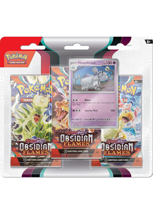 Obsidian Flames 3 Pack Blister Houndstone