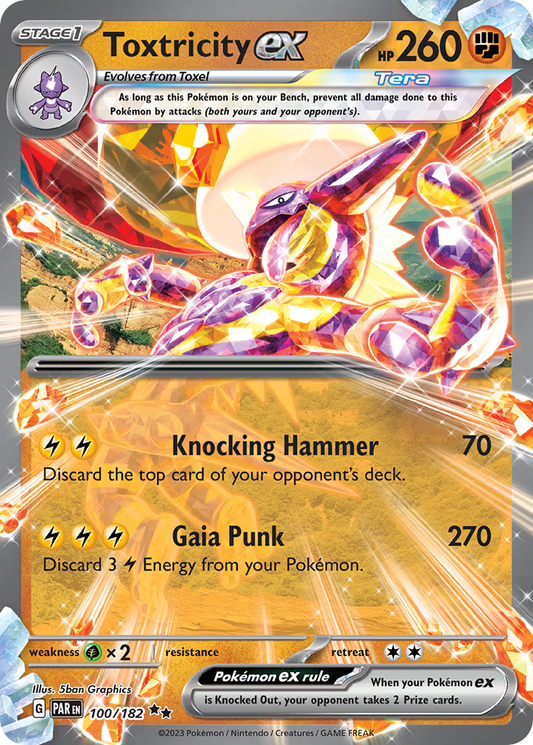 Toxtricity Ex - PAR 100/182 - Double Rare